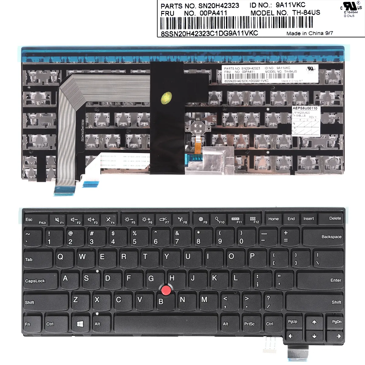 Picture of IBM Thinkpad T460P T470P BLACK FRAME BLACK ( with point stick win8 )OEM